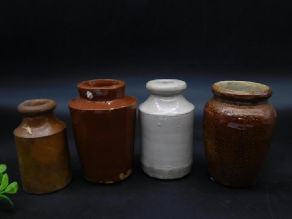 TURN OF THE CENTURY GINGER BEER BOTTLES VINTAGE ANTIQUE LOT OF 4: TURN OF THE CENTURY GINGER BEER BOTTLES VINTAGE ANTIQUE LOT OF 4