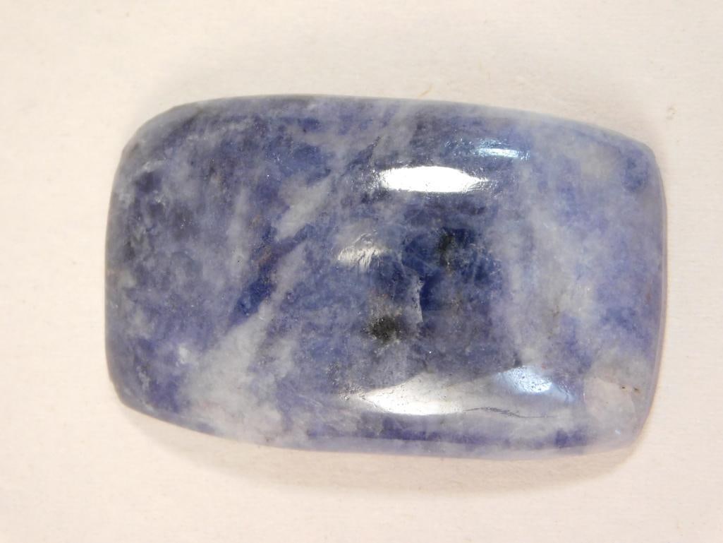 SODALITE CABOCHON ROCK STONE LAPIDARAY SPECIMEN: SODALITE CABOCHON ROCK STONE LAPIDARAY SPECIMEN