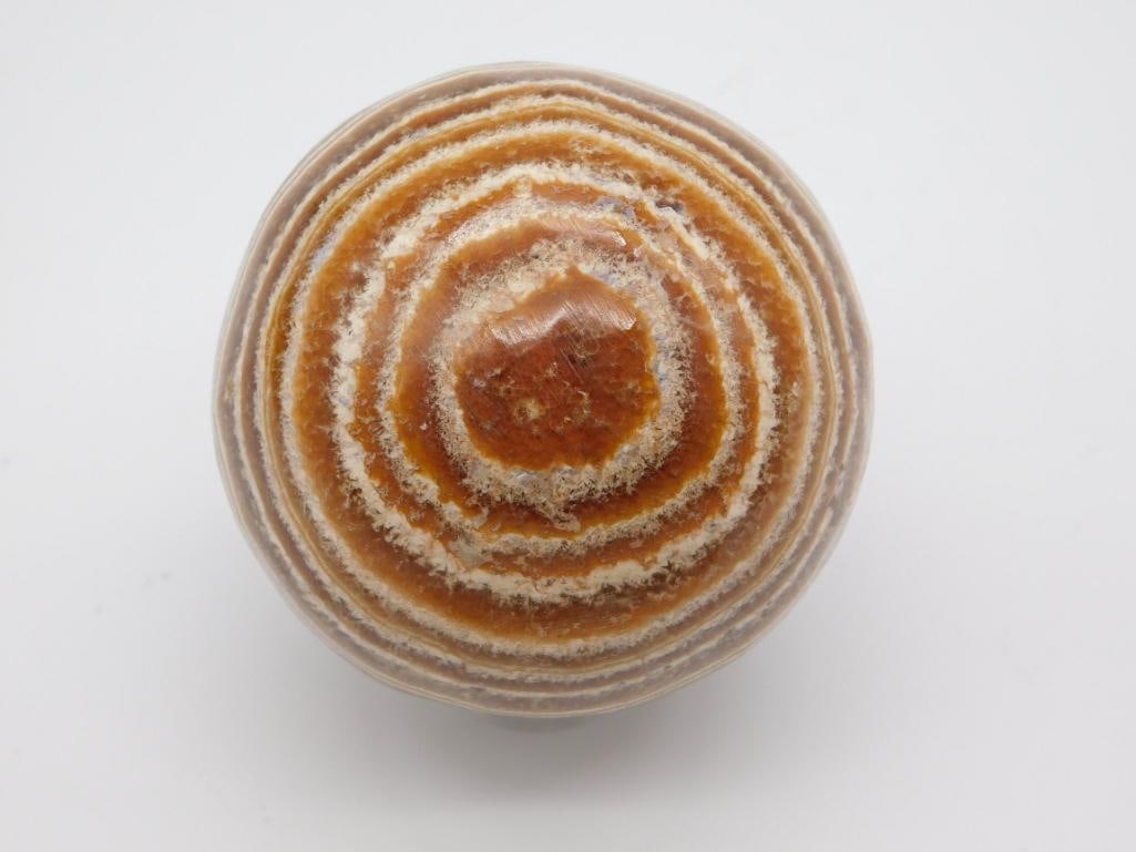 BANDED JASPER SPHERE ROCK STONE LAPIDARY SPECIMEN (1 of 2)