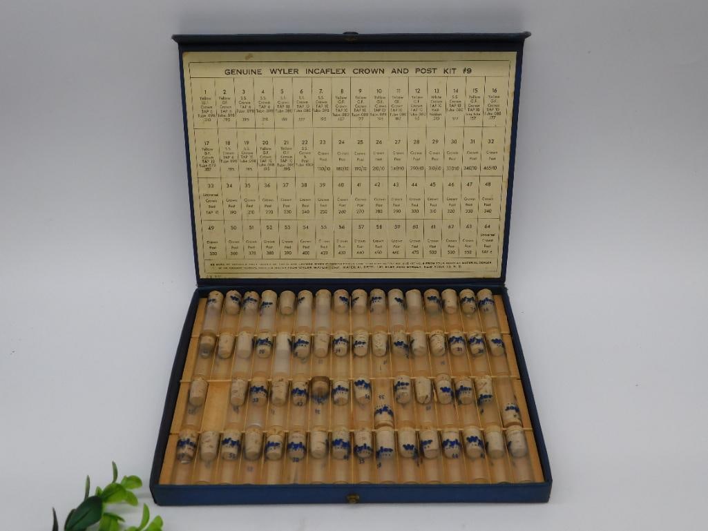 Vintage Wyler Incaflex Balance Wheel Display Set WATCHMAKER WATCHMAKING TOOLS (1 of 4)