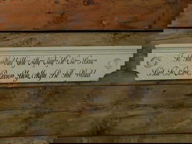 HOME DECOR WOODEN SIGN WITH QUOTE