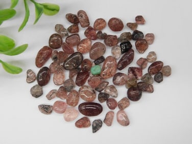 20 Grams of Strawberry Quartz Gemstones Rock Stone Lapidary Specimen