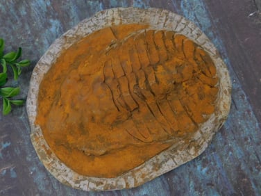 Giant Trilobite Specimen in Matrix Rock Stone Lapidary Specimen