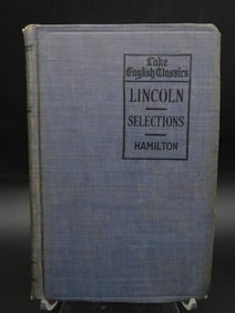 1922 LINCOLN SELECTIONS HAMILTON BOOK VINTAGE ANTIQUE