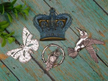 MIXED PENDANT LOT ROCK STONE LAPIDARY SPECIMEN