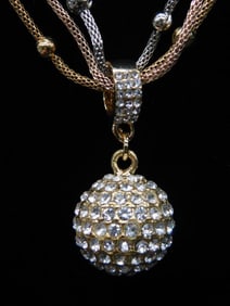 SPARKLE BALL NECKLACE