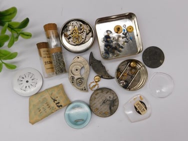 Vintage Watch Parts and Movements WATCHMAKER WATCHMAKING TOOLS