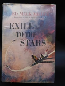 EXILE TO THE STARS BOOK BY ED MACK MILLER VINTAGE ANTIQUE
