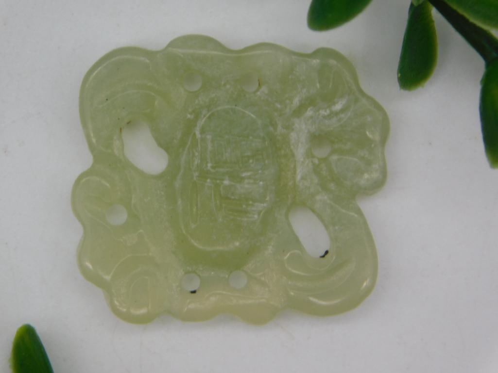 CARVED JADE STATUE ROCK STONE LAPIDARY SPECIMEN (1 of 2)