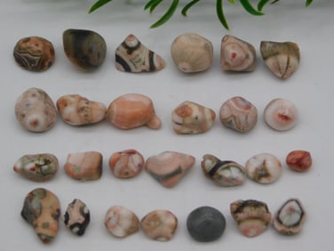 THOMPSONITE ROCK STONE LAPIDARY SPECIMEN