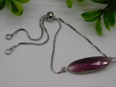 AMETHYST ADJUSTABLE BRACELET ROCK STONE LAPIDARY SPECIMEN