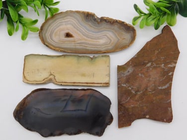 MIXED SLAB LOT ROCK STONE LAPIDARY SPECIMEN