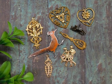 MIXED PENDANTS ROCK STONE LAPIDARY SPECIMEN
