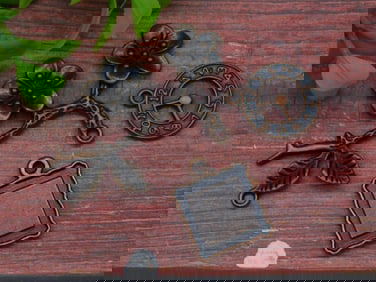 MIXED PENDANTS ROCK STONE LAPIDARY SPECIMEN