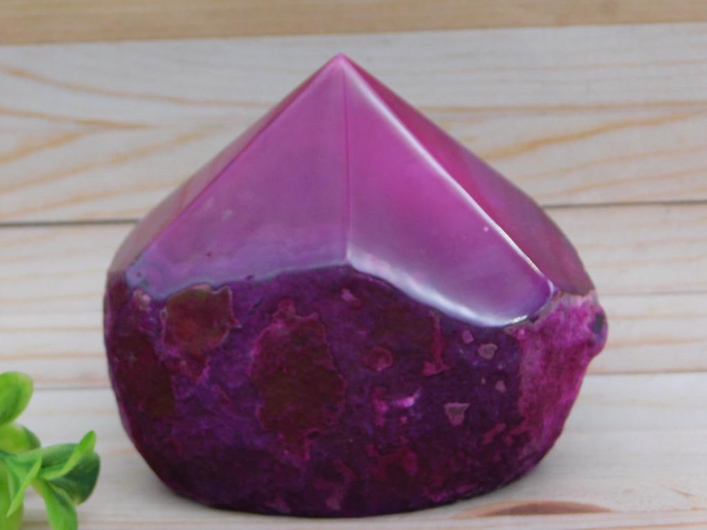 AGATE POINT ROCK STONE LAPIDARY SPECIMEN: AGATE POINT ROCK STONE LAPIDARY SPECIMEN