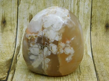 HATMANS FLOWER PETAL AGATE ROCK STONE LAPIDARY SPECIMEN