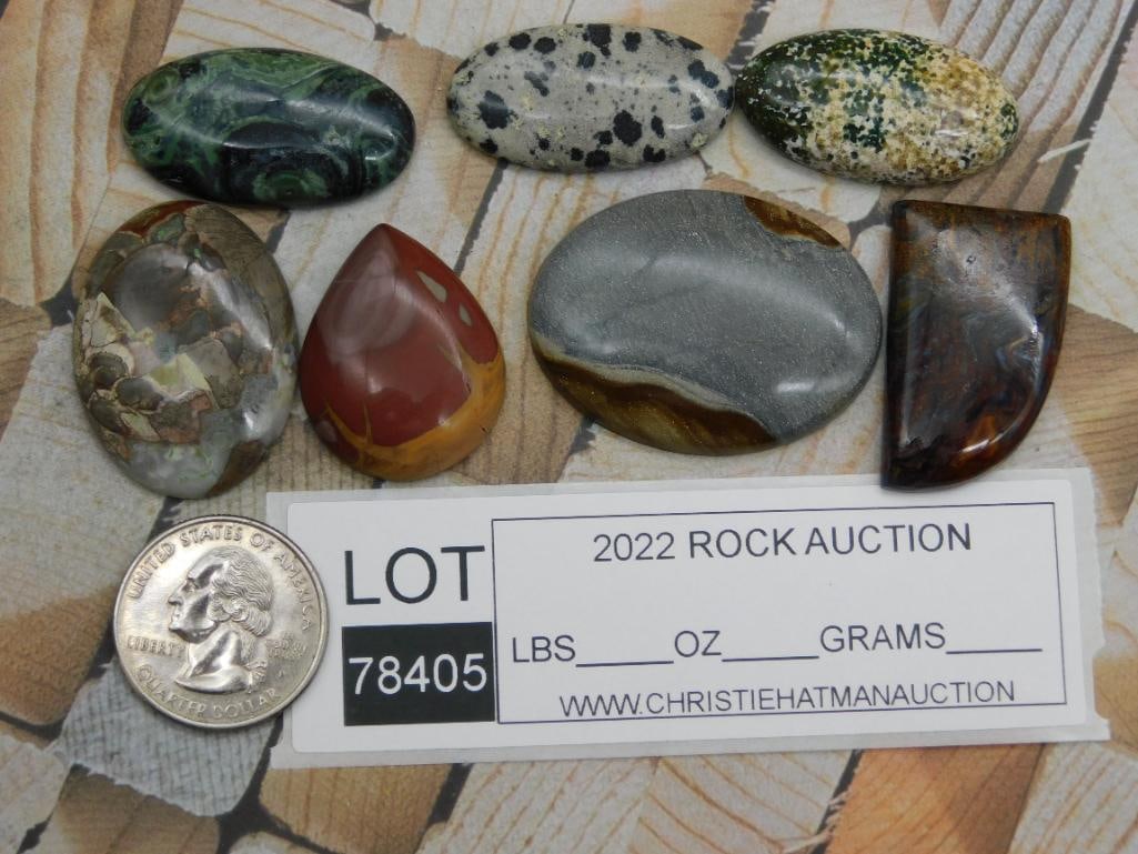 CABOCHONS ROCK STONE LAPIDARY SPECIMEN - 2