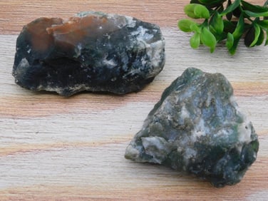 MOSS PLUME ROCK STONE LAPIDARY SPECIMEN