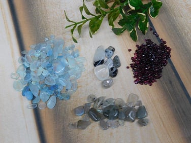 MIXED GEMSTONES ROCK STONE LAPIDARY SPECIMEN