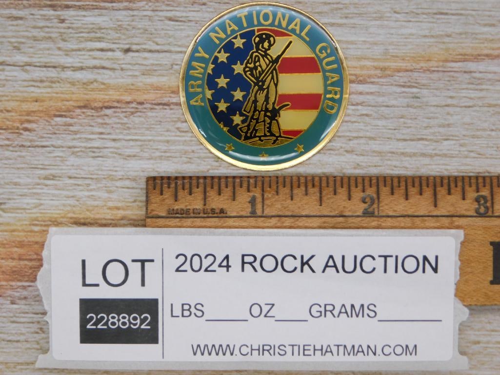 ARMY CABOCHON MEDALLION - 2