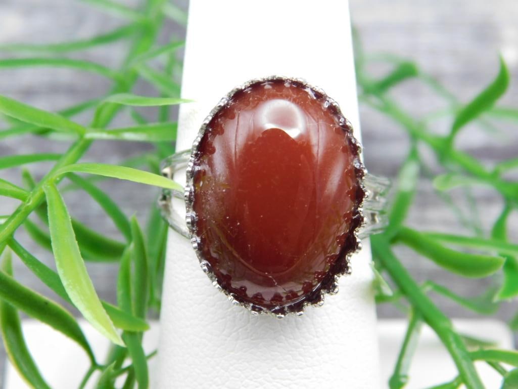 RED JASPER RING ROCK STONE LAPIDARY SPECIMEN: RED JASPER RING ROCK STONE LAPIDARY SPECIMEN