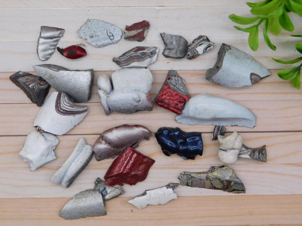 FORDITE MOTOR CITY AGATE ROCK STONE LAPIDARY SPECIMEN: FORDITE MOTOR CITY AGATE ROCK STONE LAPIDARY SPECIMEN