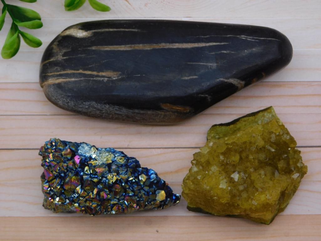 MIXED STONE LOT ROCK STONE LAPIDARY SPECIMEN: MIXED STONE LOT ROCK STONE LAPIDARY SPECIMEN