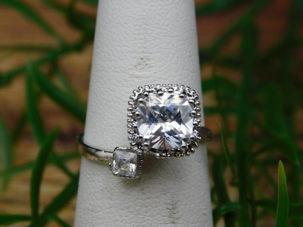 GENUINE STONE RING SIZE 6 (1 of 2)