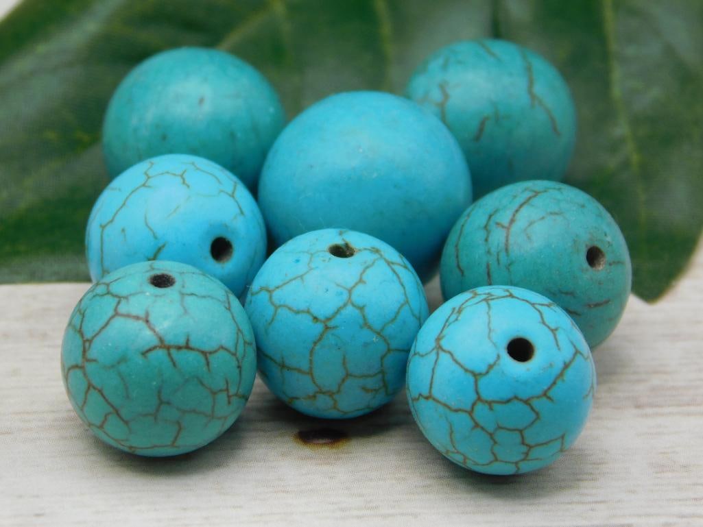 TURQUENITE BEADS ROCK STONE LAPIDARY SPECIMEN: TURQUENITE BEADS ROCK STONE LAPIDARY SPECIMEN