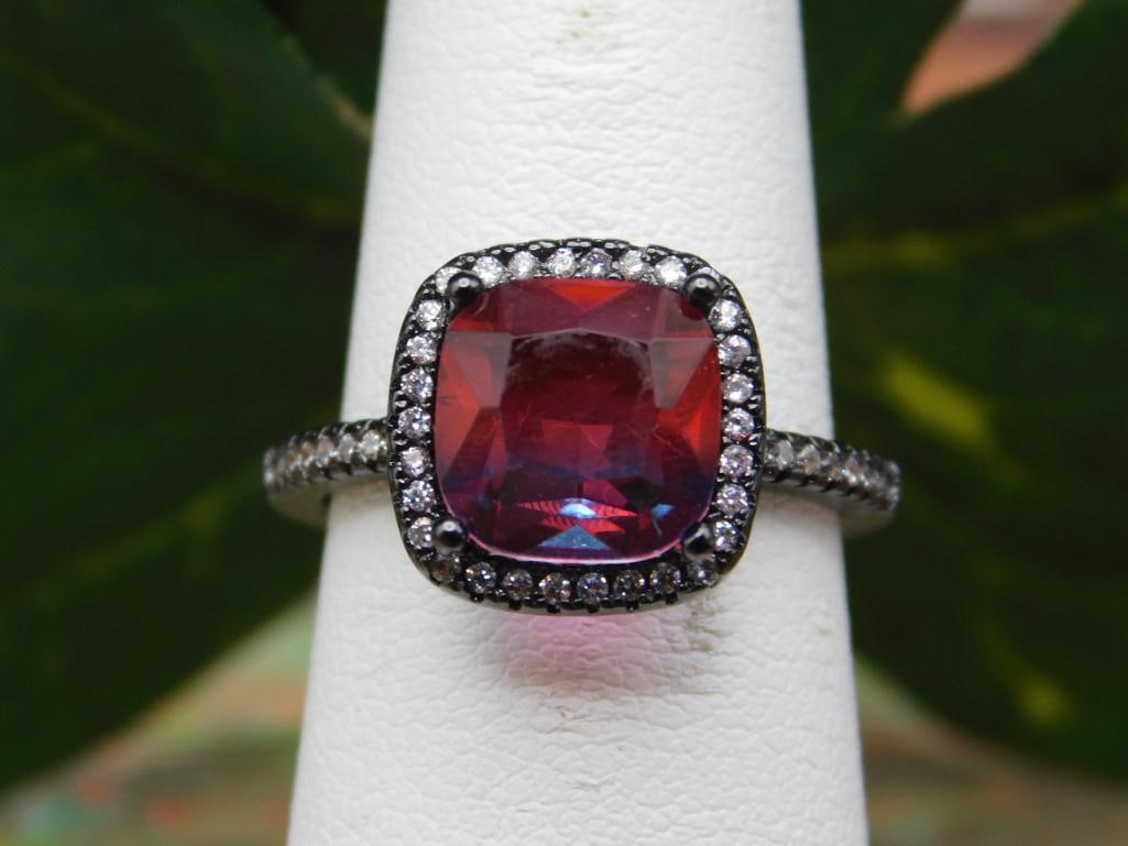 GENUINE STONE RING SIZE 7: GENUINE STONE RING SIZE 7