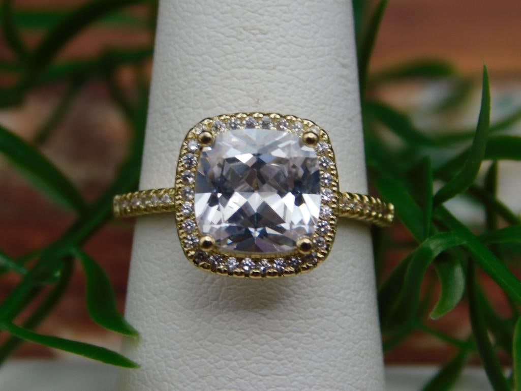 GENUINE STONE RING SIZE 8 (1 of 2)