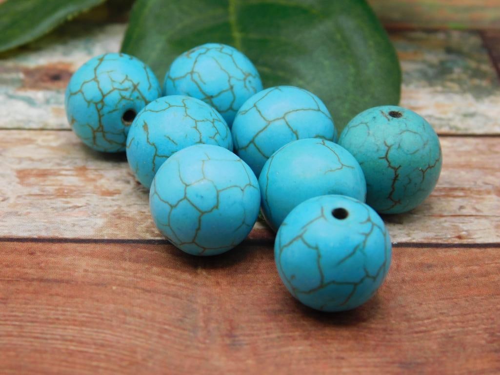 TURQUENITE BEADS ROCK STONE LAPIDARY SPECIMEN: TURQUENITE BEADS ROCK STONE LAPIDARY SPECIMEN