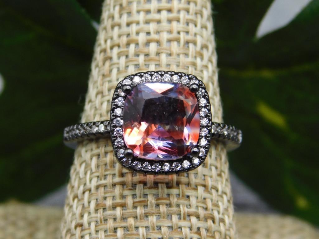 GENUINE STONE RING SIZE 8 - 3