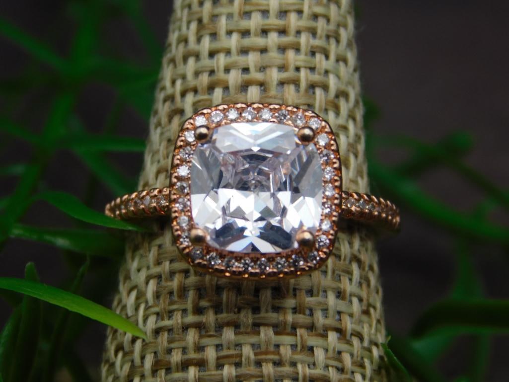 GENUINE STONE RING SIZE 7: GENUINE STONE RING SIZE 7