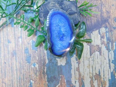 AGATE SLICE ROCK STONE LAPIDARY SPECIMEN