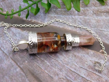 MIXED STONE PENDULUM ROCK STONE LAPIDARY SPECIMEN