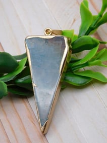 AGATE SLICE PENDANT ROCK STONE LAPIDARY SPECIMEN