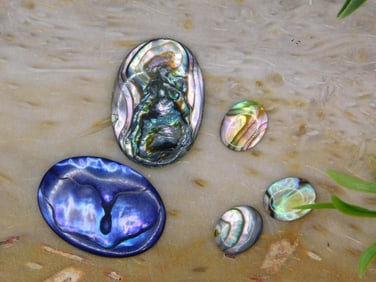 MIXED CABOCHON LOT ROCK STONE LAPIDARY SPECIMEN