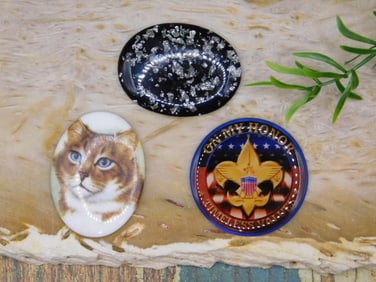 MIXED CABOCHON LOT ROCK STONE LAPIDARY SPECIMEN