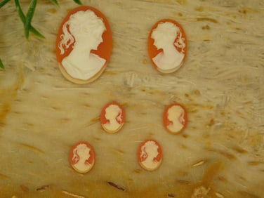 CAMEO CABOCHONS ROCK STONE LAPIDARY SPECIMEN