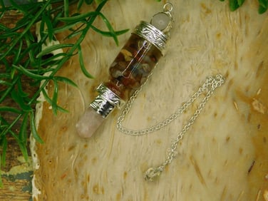 MIXED STONE PENDULUM ROCK STONE LAPIDARY SPECIMEN