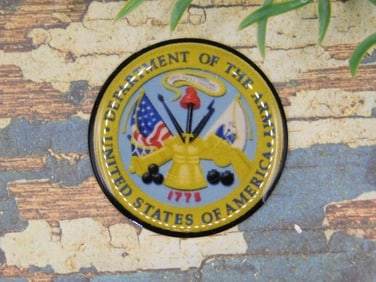 UNITED STATES ARMY CABOCHON ROCK STONE LAPIDARY SPECIMEN