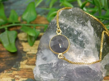 GENUINE STONE ADJUSTABLE BRACELET ROCK STONE LAPIDARY SPECIMEN