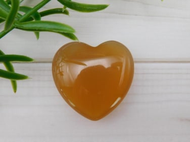 CARNELIAN HEART ROCK STONE LAPIDARY SPECIMEN
