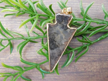 AGATE SLICE PENDANT ROCK STONE LAPIDARY SPECIMEN