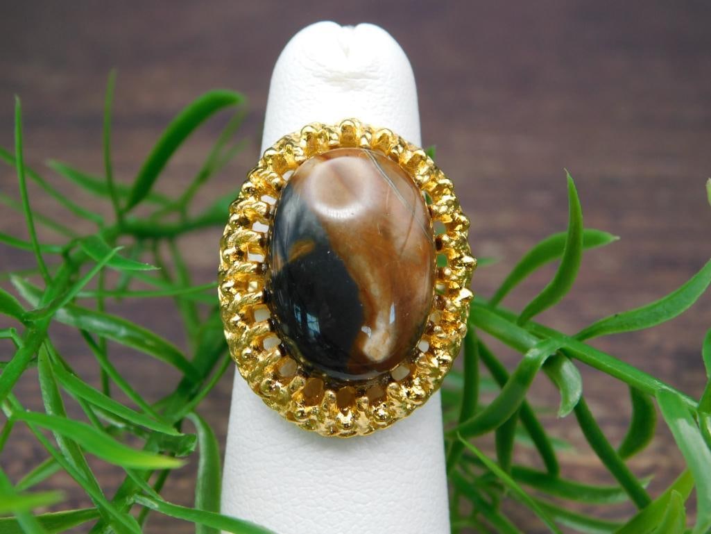 PEITERSITE RING ROCK STONE LAPIDARY SPECIMEN: PEITERSITE RING ROCK STONE LAPIDARY SPECIMEN