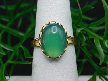 AVENTURINE RING ROCK STONE LAPIDARY SPECIMEN