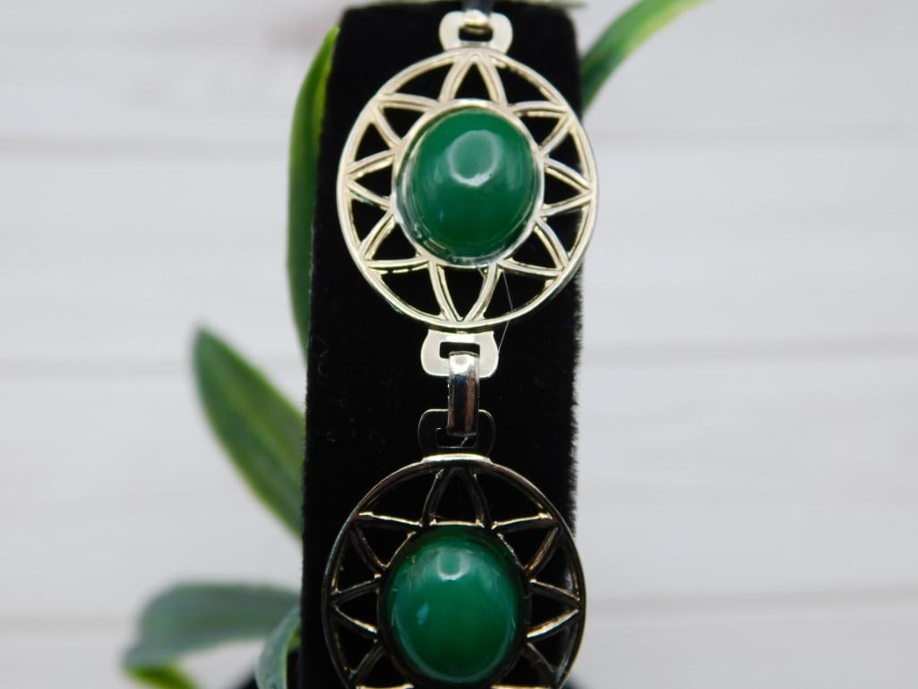 AVENTURINE BRACELET ROCK STONE LAPIDARY SPECIMEN: AVENTURINE BRACELET ROCK STONE LAPIDARY SPECIMEN