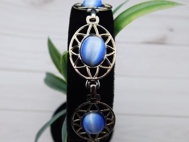 CATS EYE BRACELET ROCK STONE LAPIDARY SPECIMEN