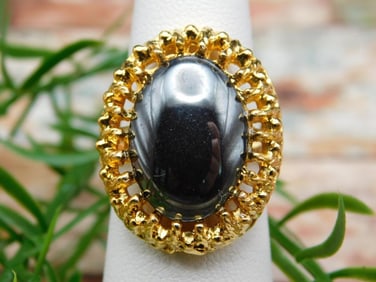 HEMATITE RING ROCK STONE LAPIDARY SPECIMEN